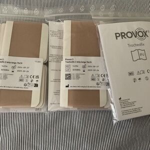 Provox Tracheofix Laryngectomy Stoma Foam Covers Double Adhesive Strips 30 Total